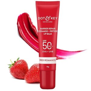 Ceramide & Peptide Barrier Repair Lip Balm SPF 50 – Red Romance (10g)